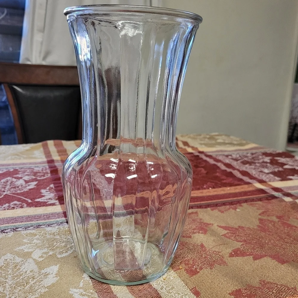 Flower Vase Clear Glass